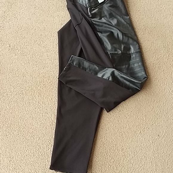 Harper Liv Pants - HARPER ➕LIV SOFT FAUX LEATHER AND STRETCH KNIT